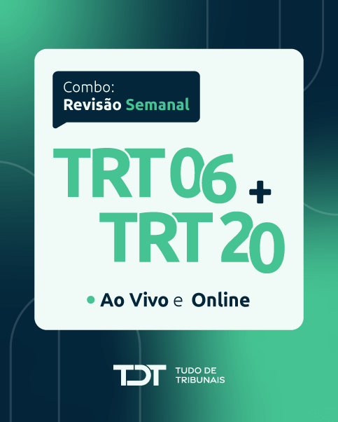 Combo: Reviso Semanal TRT-6 e TRT-20